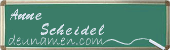 Anne Scheidel Visitenkarte